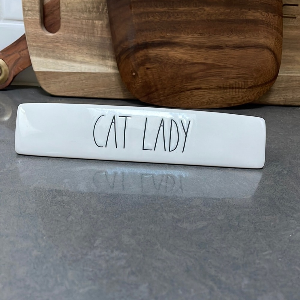 Crazy cat lady plaque